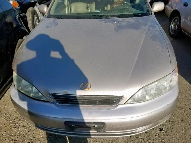 JT8BF22G8V0063480 - 1997 LEXUS ES 300 GOLD photo 7