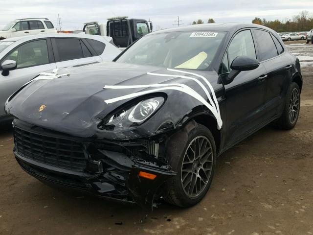 WP1AB2A5XJLB37143 - 2018 PORSCHE MACAN S BLACK photo 2