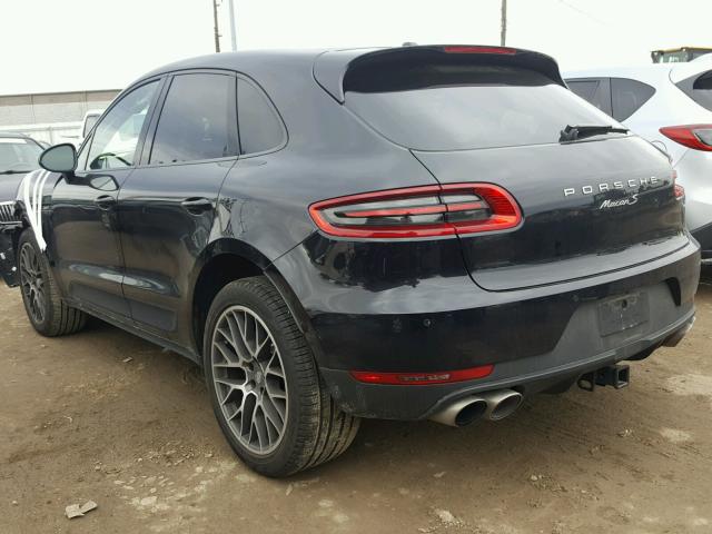 WP1AB2A5XJLB37143 - 2018 PORSCHE MACAN S BLACK photo 3