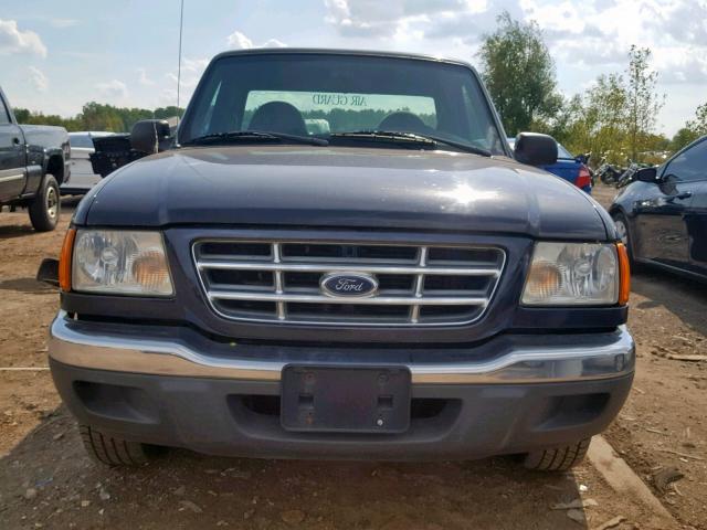 1FTYR10U12PA86558 - 2002 FORD RANGER BLUE photo 9