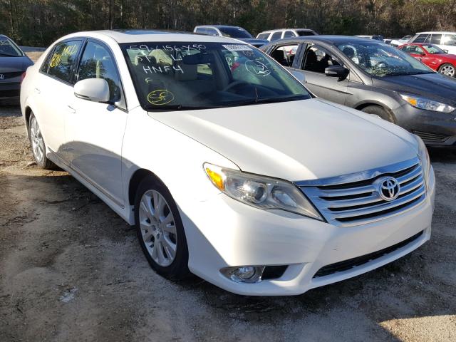 4T1BK3DB5BU373445 - 2011 TOYOTA AVALON BAS WHITE photo 1