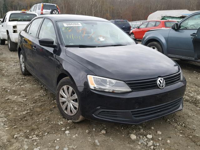 3VW2K7AJ5DM246982 - 2013 VOLKSWAGEN JETTA BASE BLACK photo 1