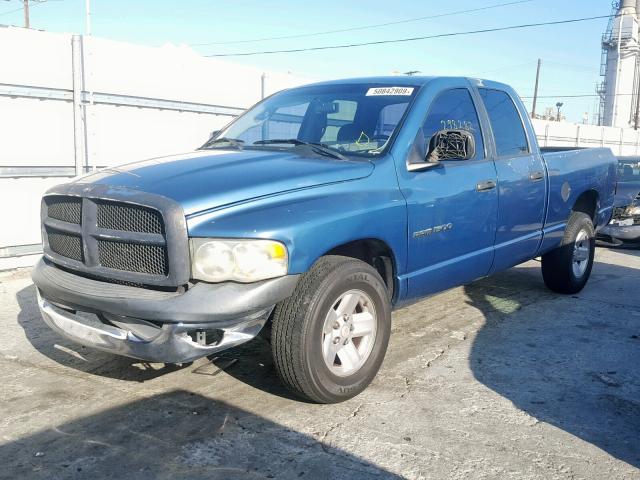 1D7HA18N13S360589 - 2003 DODGE RAM 1500 S BLUE photo 2