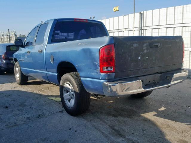 1D7HA18N13S360589 - 2003 DODGE RAM 1500 S BLUE photo 3