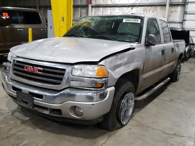 2GTEK13T961149774 - 2006 GMC NEW SIERRA SILVER photo 2