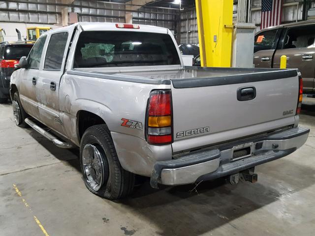 2GTEK13T961149774 - 2006 GMC NEW SIERRA SILVER photo 3