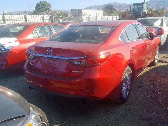 JM1GJ1U52F1217513 - 2015 MAZDA 6 SPORT RED photo 4