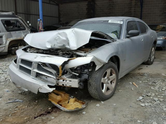 2B3KA33V49H627552 - 2009 DODGE CHARGER SX SILVER photo 2