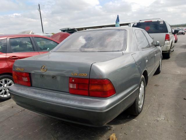 JT8BH22F3T0052921 - 1996 LEXUS LS 400 GREEN photo 4