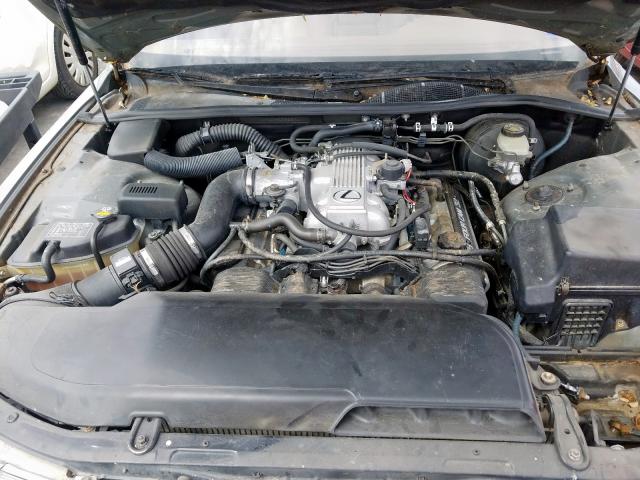 JT8BH22F3T0052921 - 1996 LEXUS LS 400 GREEN photo 7