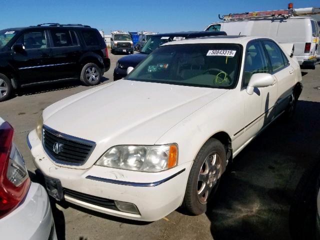 JH4KA96672C006416 - 2002 ACURA 3.5RL WHITE photo 2