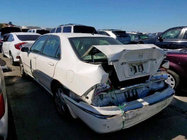 JH4KA96672C006416 - 2002 ACURA 3.5RL WHITE photo 3