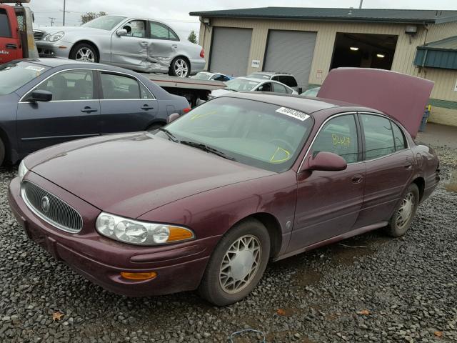 1G4HP52K434134321 - 2003 BUICK LESABRE CU RED photo 2