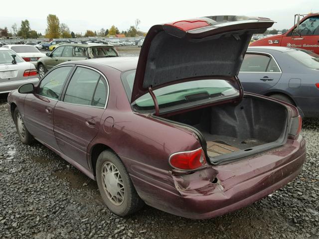 1G4HP52K434134321 - 2003 BUICK LESABRE CU RED photo 3