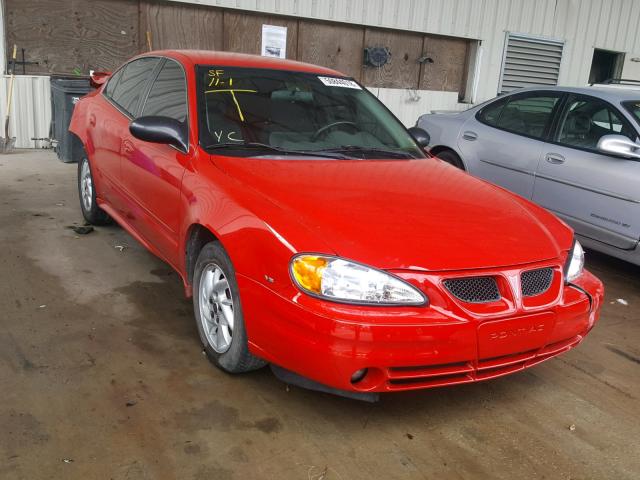 1G2NF52E04C245545 - 2004 PONTIAC GRAND AM S RED photo 1