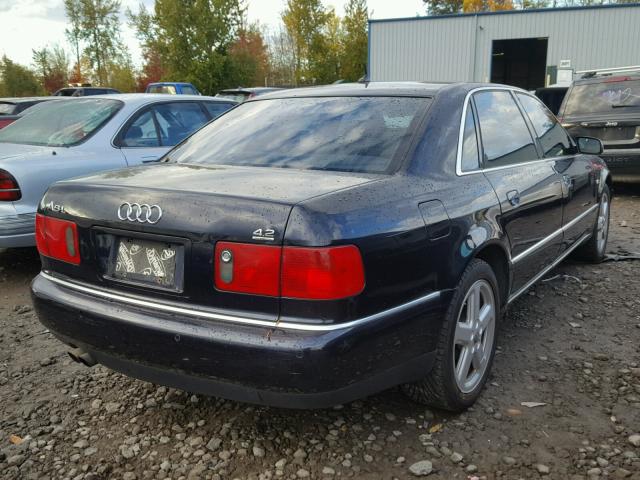 WAUML44D73N002376 - 2003 AUDI A8 L QUATT BLUE photo 4