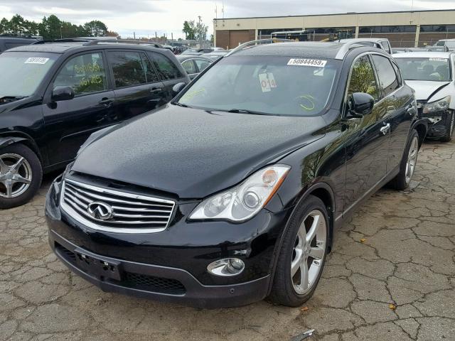 JN1AJ0HR2BM850442 - 2011 INFINITI EX35 BASE BLACK photo 2