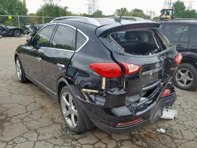 JN1AJ0HR2BM850442 - 2011 INFINITI EX35 BASE BLACK photo 3