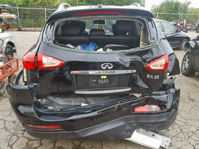 JN1AJ0HR2BM850442 - 2011 INFINITI EX35 BASE BLACK photo 9