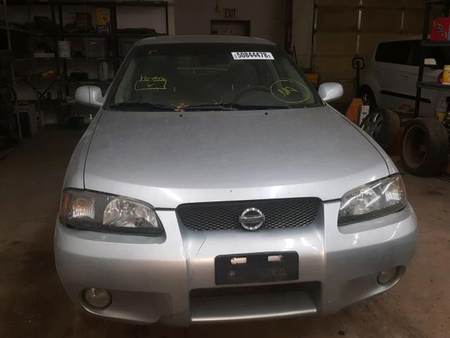 3N1AB51DX3L725001 - 2003 NISSAN SENTRA SE- GRAY photo 9