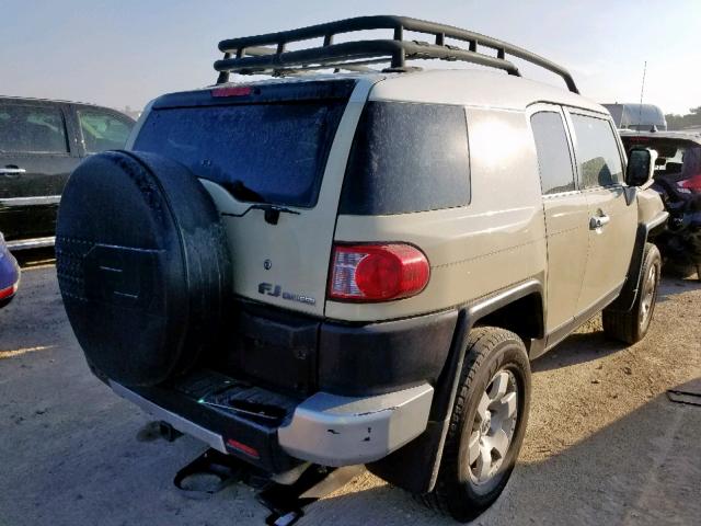 JTEZU11F48K004763 - 2008 TOYOTA FJ CRUISER TAN photo 4