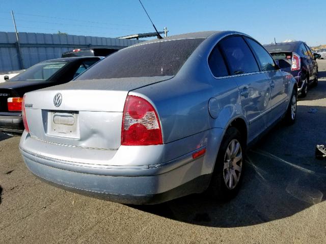 WVWMD63B83P380075 - 2003 VOLKSWAGEN PASSAT GL BLUE photo 4