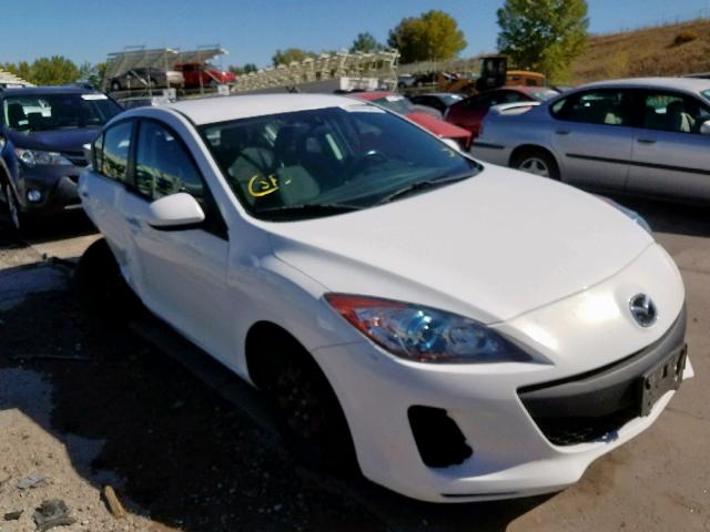 JM1BL1U7XD1760000 - 2013 MAZDA 3 I WHITE photo 1