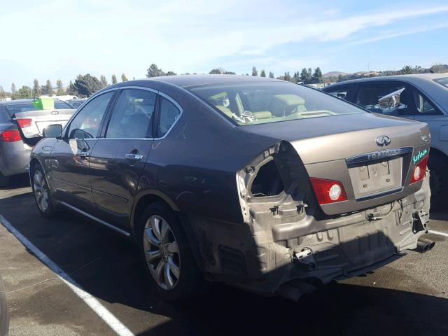 JNKAY01E07M305071 - 2007 INFINITI M35 BASE BROWN photo 3