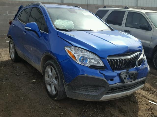 KL4CJASB9FB240668 - 2015 BUICK ENCORE BLUE photo 1