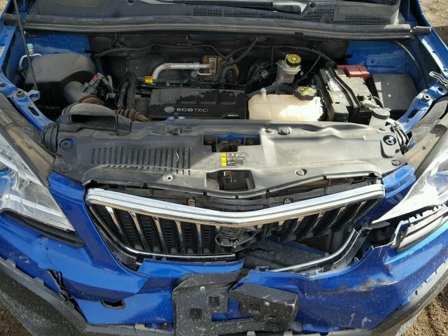 KL4CJASB9FB240668 - 2015 BUICK ENCORE BLUE photo 7