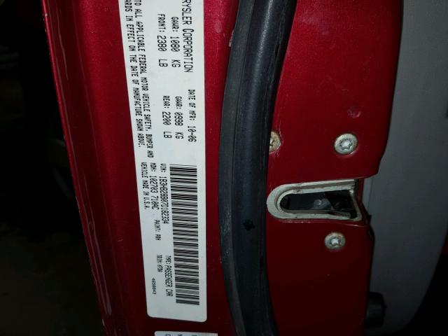 1B3HB28B07D182334 - 2007 DODGE CALIBER RED photo 10