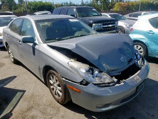 JTHBF30G220070297 - 2002 LEXUS ES 300 GRAY photo 1