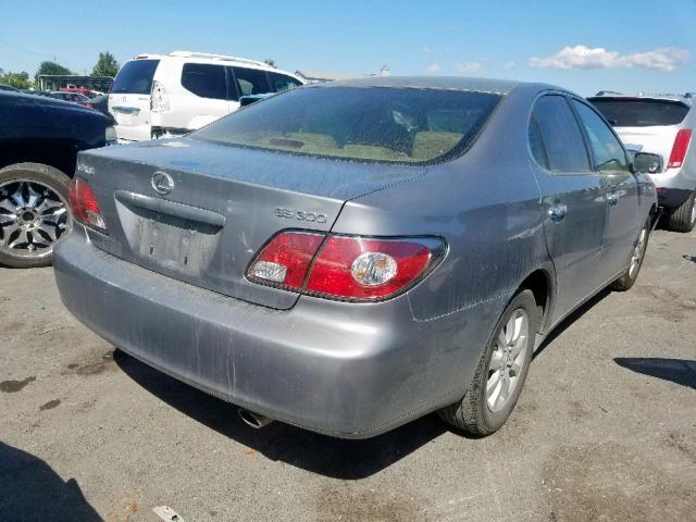 JTHBF30G220070297 - 2002 LEXUS ES 300 GRAY photo 4