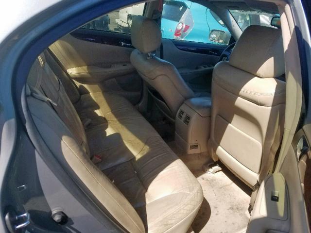 JTHBF30G220070297 - 2002 LEXUS ES 300 GRAY photo 6