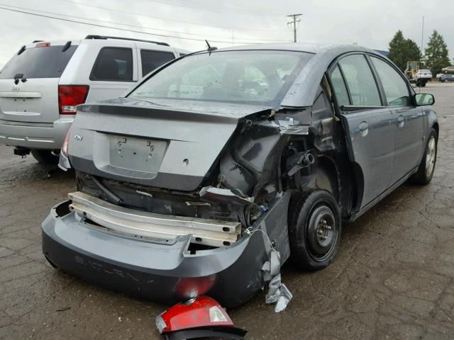 1G8AJ55F37Z128308 - 2007 SATURN ION LEVEL GRAY photo 4