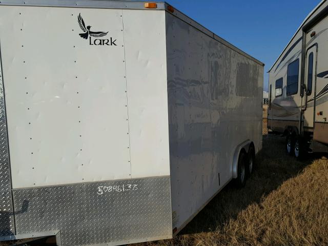 571BE202XGM012989 - 2016 LARK TRAILER WHITE photo 9