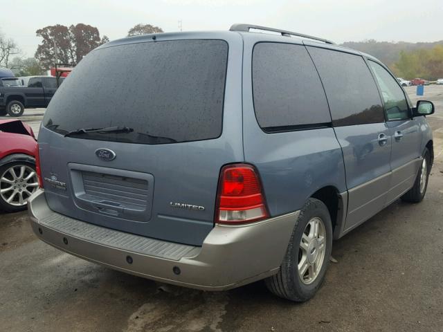 2FMDA58284BA57886 - 2004 FORD FREESTAR L BLUE photo 4