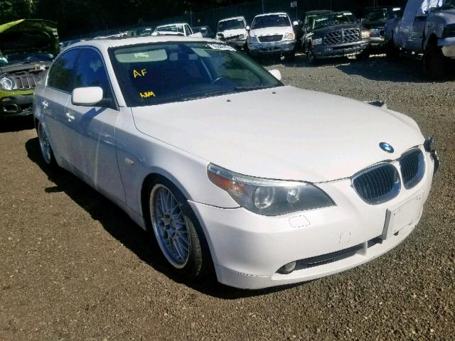 WBANE53526CK80925 - 2006 BMW 525 I WHITE photo 1