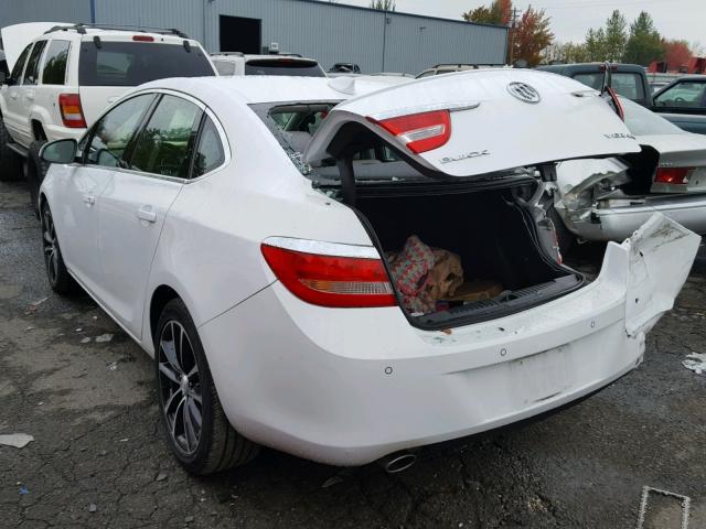 1G4PW5SK0G4176330 - 2016 BUICK VERANO SPO WHITE photo 3