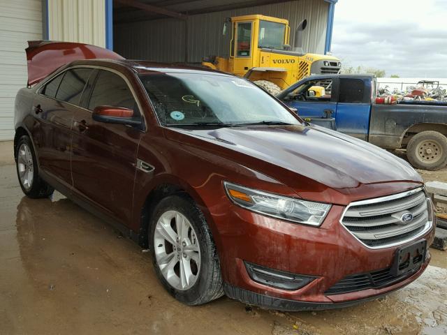 1FAHP2E87FG203109 - 2015 FORD TAURUS SEL BURGUNDY photo 1