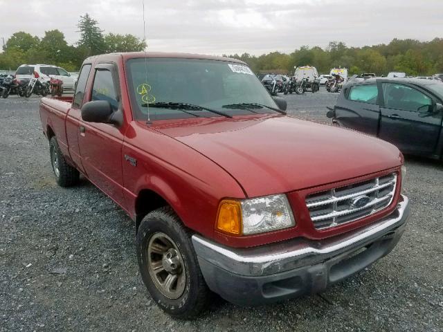 1FTYR14V32TA73644 - 2002 FORD RANGER SUP RED photo 1