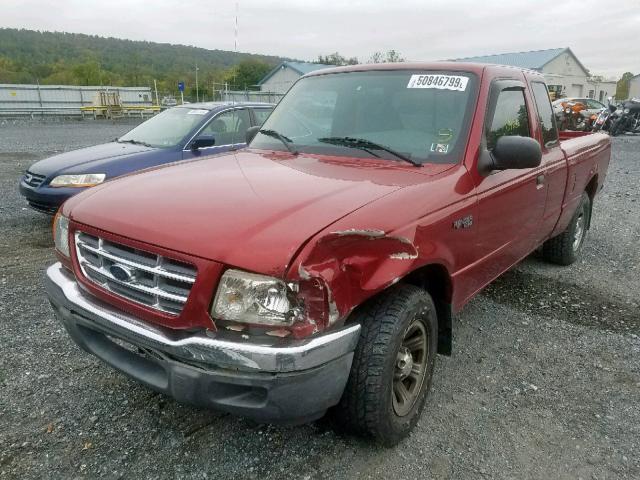 1FTYR14V32TA73644 - 2002 FORD RANGER SUP RED photo 2