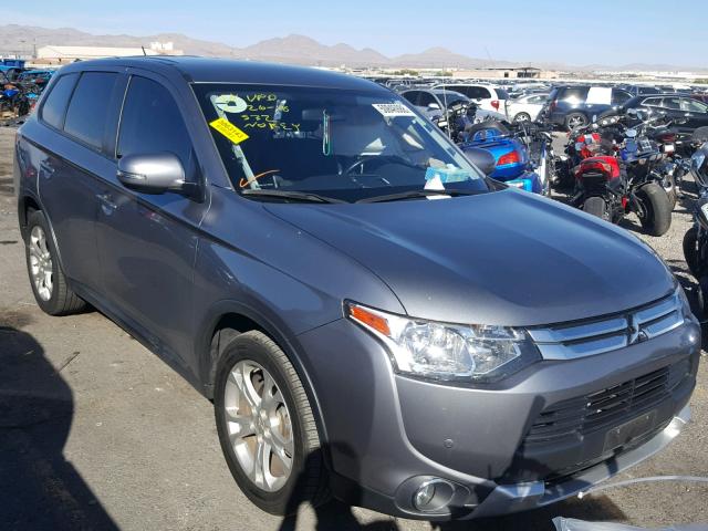 JA4AD3A34FZ007194 - 2015 MITSUBISHI OUTLANDER GRAY photo 1