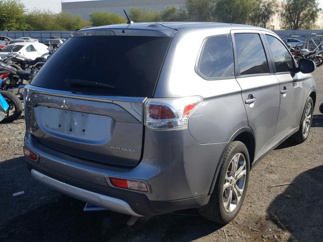 JA4AD3A34FZ007194 - 2015 MITSUBISHI OUTLANDER GRAY photo 4