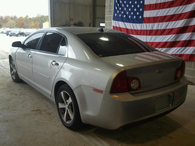 1G1ZC5E01CF183522 - 2012 CHEVROLET MALIBU SILVER photo 3