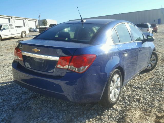 1G1PA5SH4D7103830 - 2013 CHEVROLET CRUZE LS BLUE photo 4