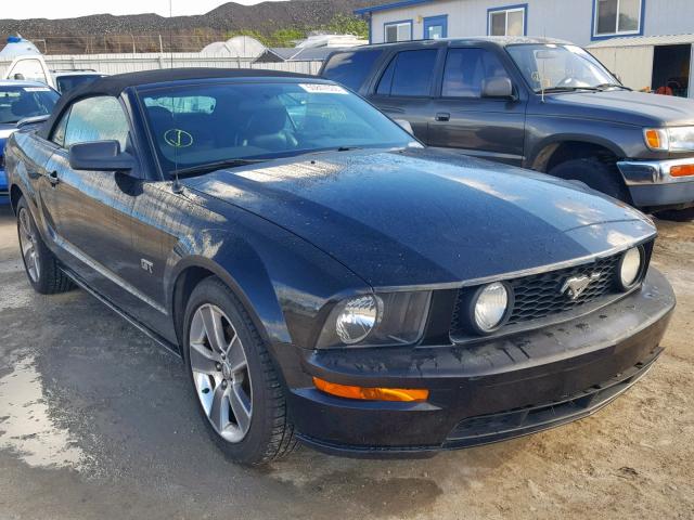 1ZVHT85H585183379 - 2008 FORD MUSTANG GT BLACK photo 1