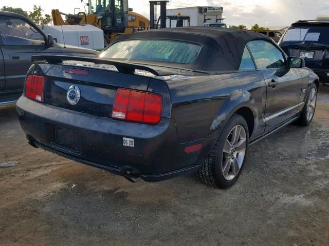 1ZVHT85H585183379 - 2008 FORD MUSTANG GT BLACK photo 4