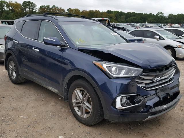 5XYZU3LB6JG548459 - 2018 HYUNDAI SANTA FE S BLUE photo 1