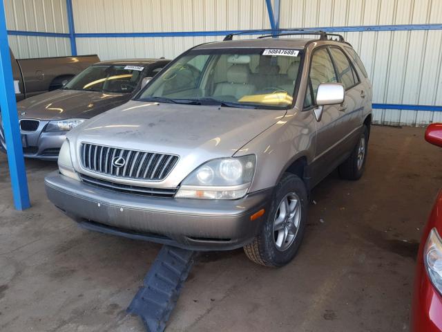 JT6HF10U7X0058862 - 1999 LEXUS RX 300 TAN photo 2